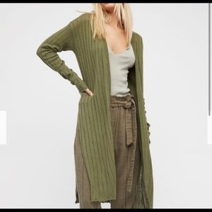 Free people long cardi - boho vibes